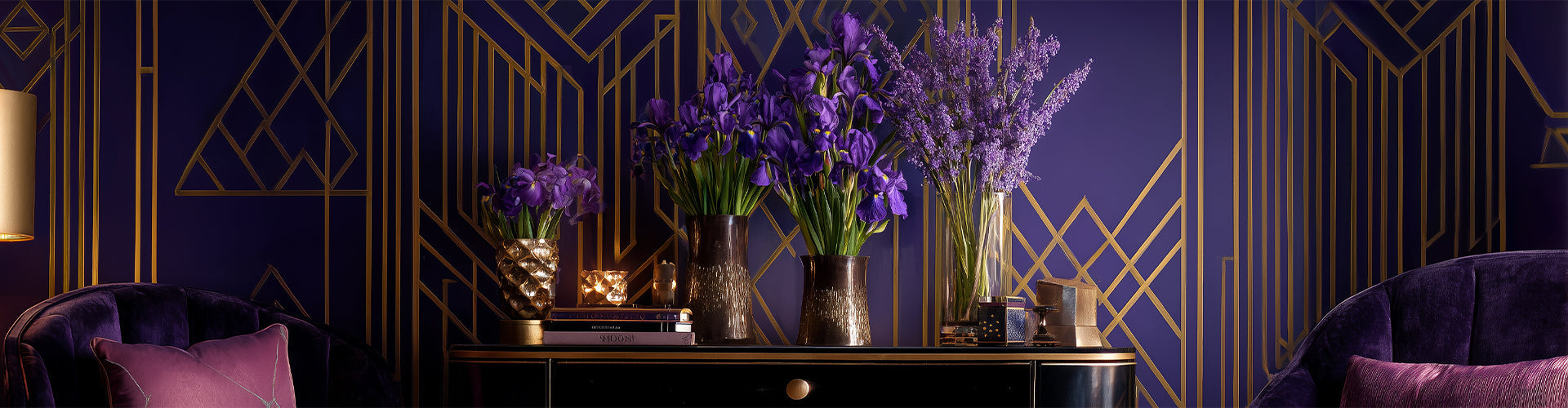Elegant Purple Artificial Flowers for Stylish Decorations