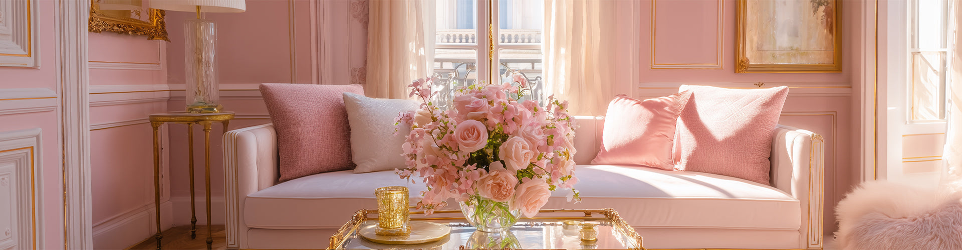 Romantic Pink Artificial Flowers for Elegant Arrangements
