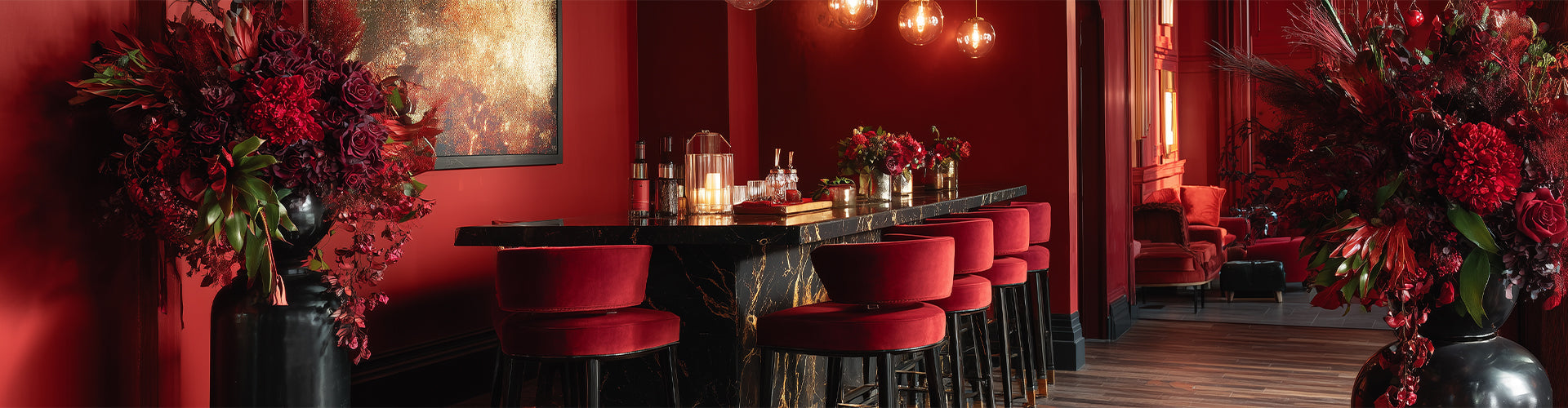 Bold Red Artificial Flowers for Passionate Home Decor