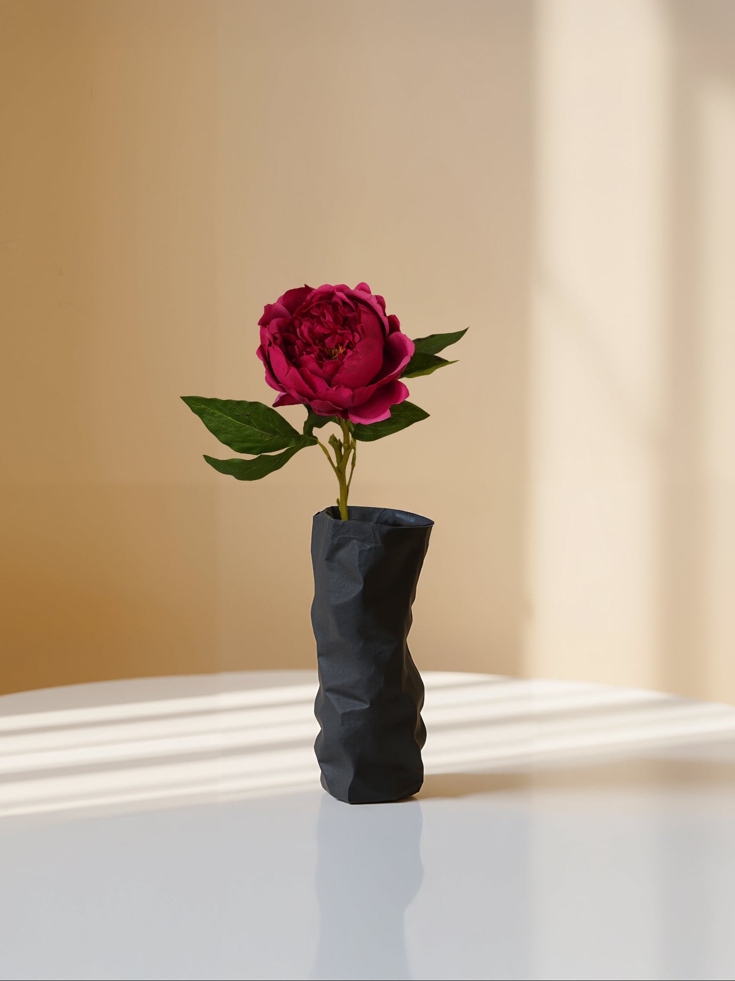 Peonía Amaranton de 23" con tacto real - Roja