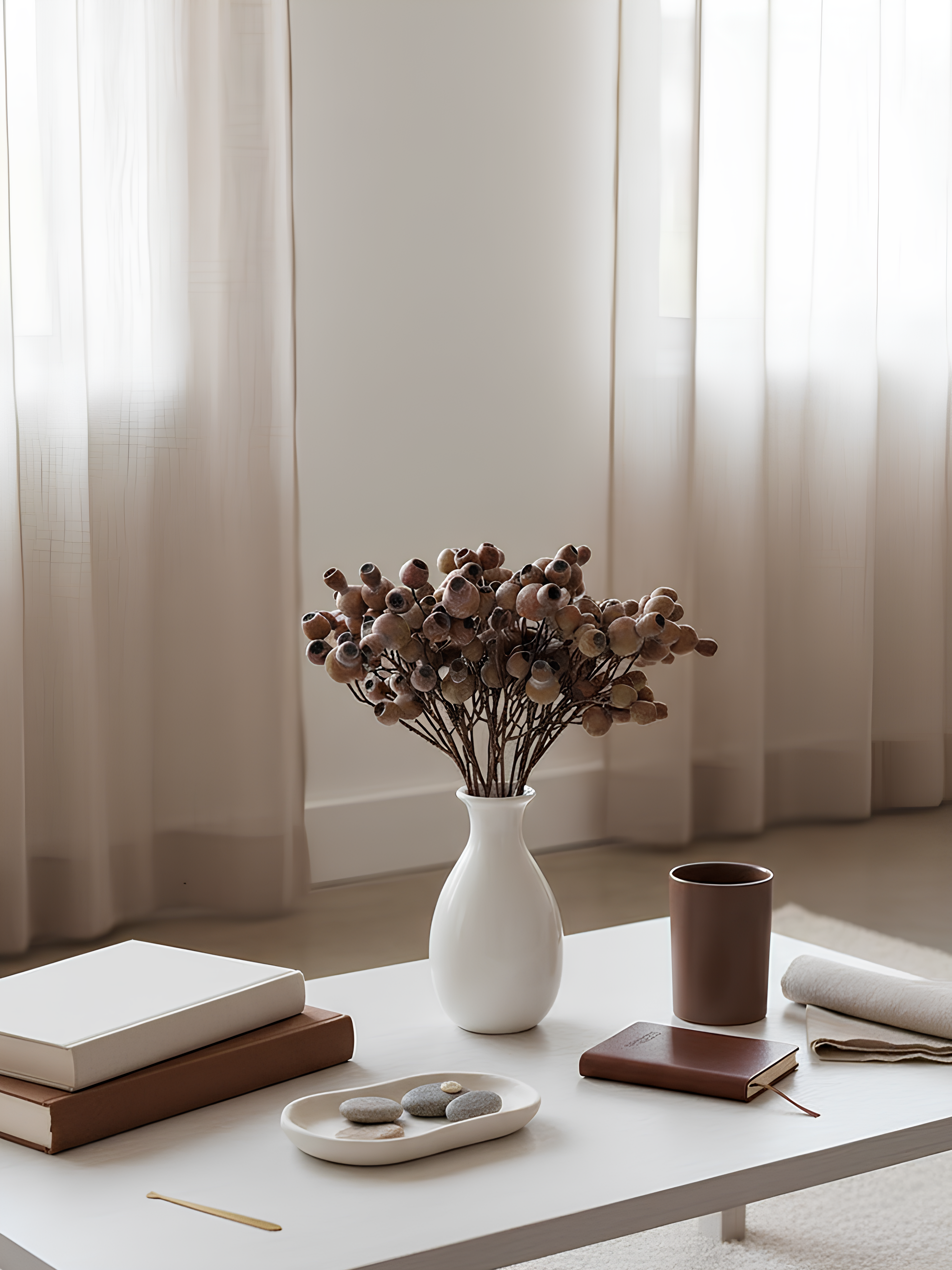 Amaranton 24" Realistic Pipe Fruits - Brown