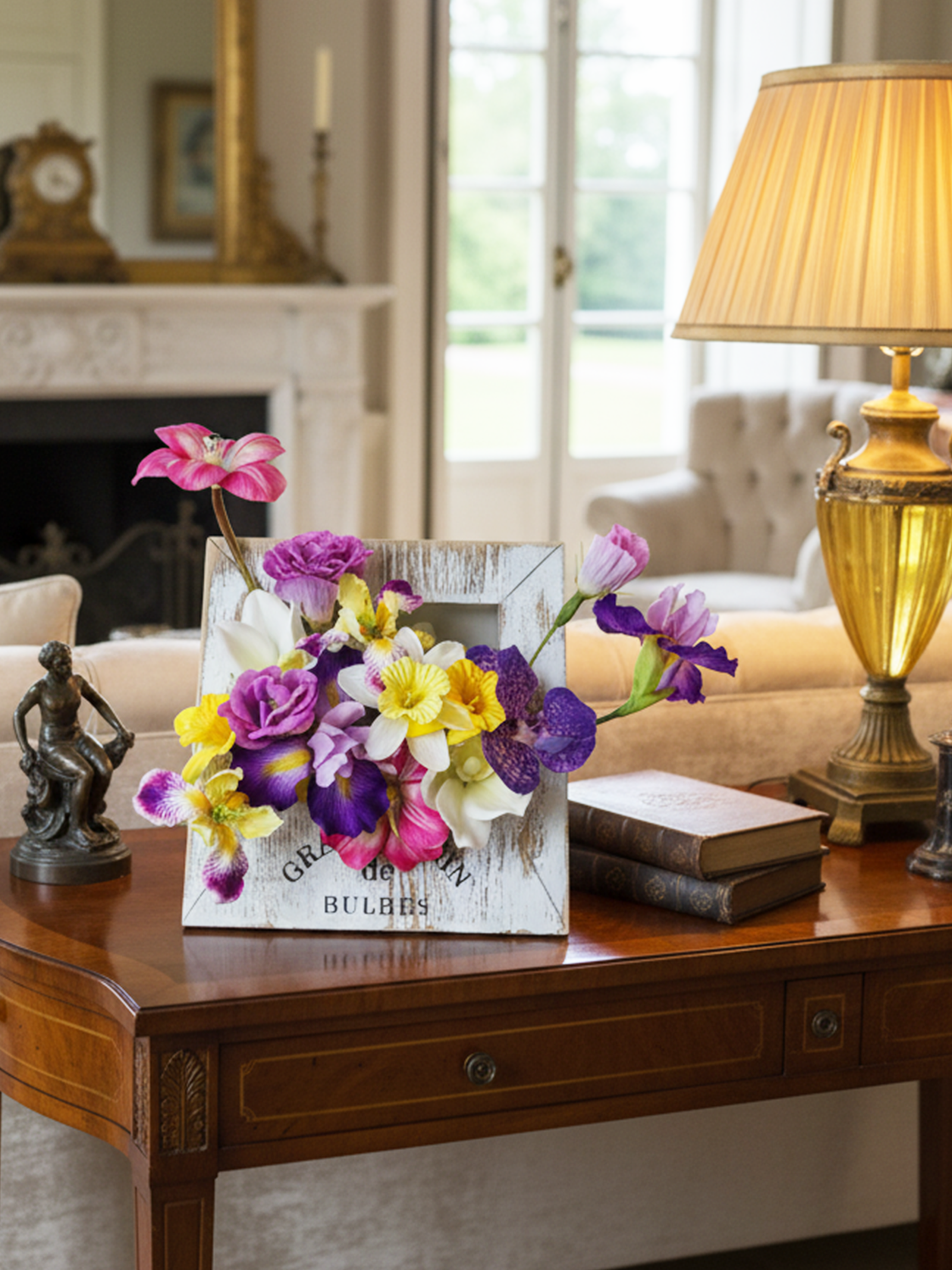 The “Radiant Meadow" Purple Aster & Peony DIY Arrangements