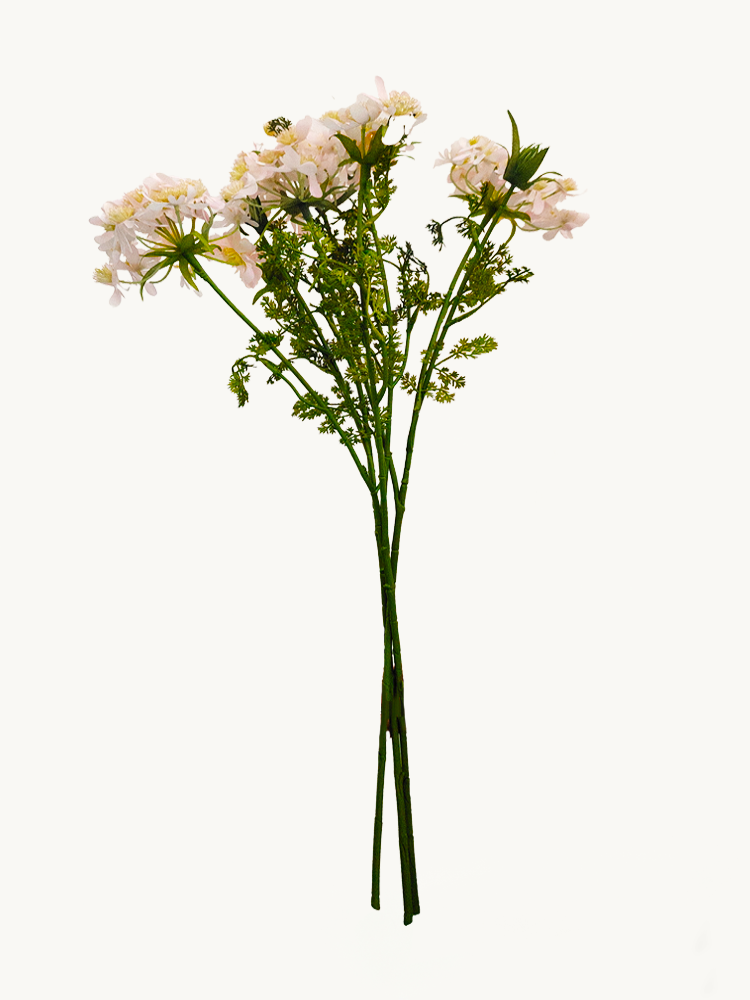 Amaranton 35" Artificial Lace Flower - Light Pink