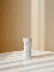 Amaranton™ 10"Simple Pleated Vase-White