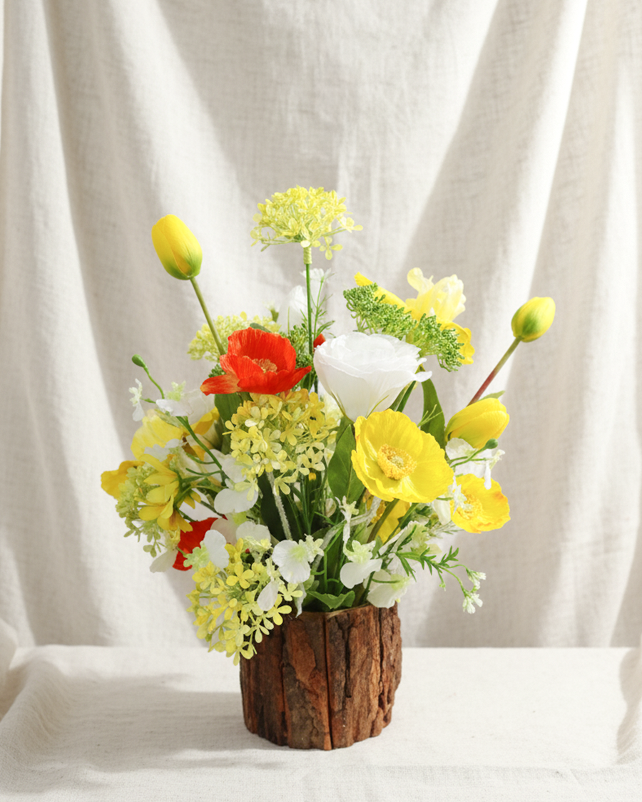 The "Sunny Meadow" Tulip & Poppy DIY Arrangements