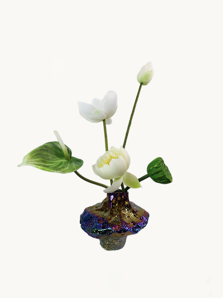 The " Everlasting Serenity" Lotus & Anthurium Bouquet
