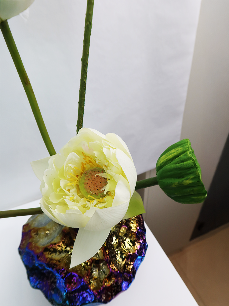 The " Everlasting Serenity" Lotus & Anthurium Bouquet