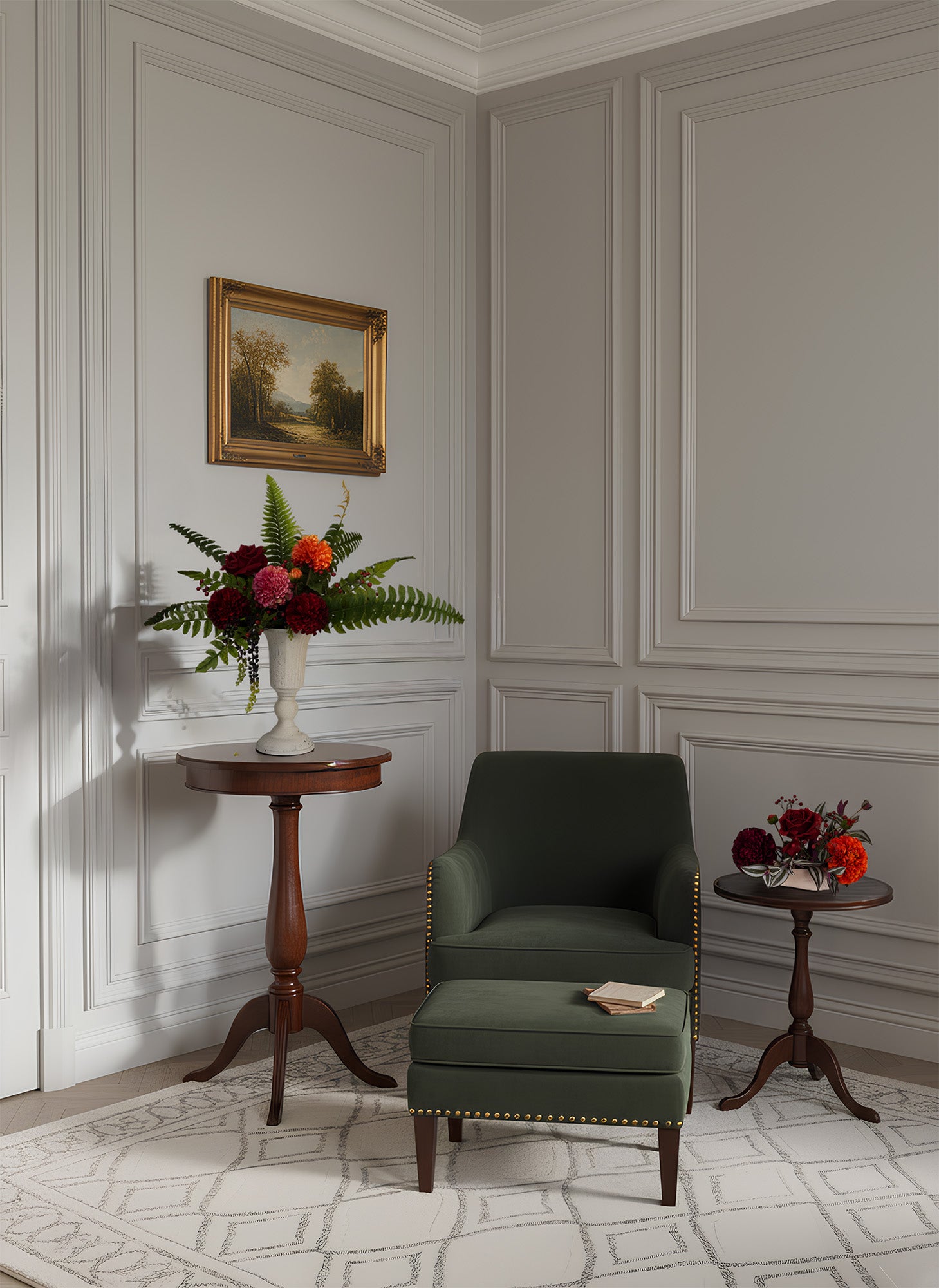 DIY Flower Box Set in Dahlia & Rose - Red