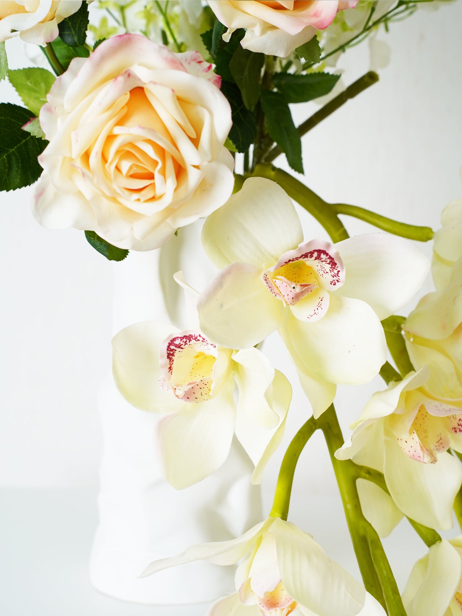 Amaranton™ Champagne Rose & Orchid Bouquet