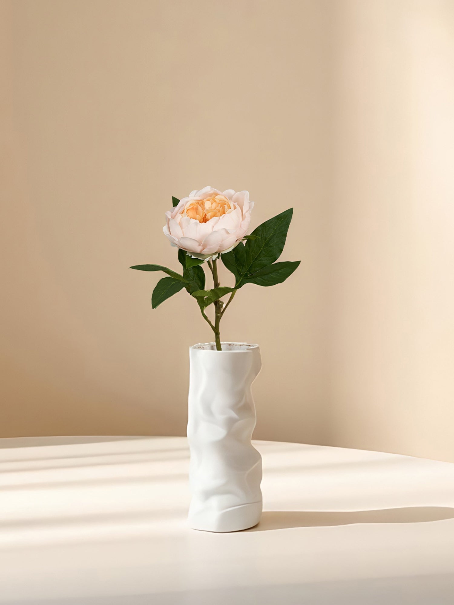 Amaranton 23" Peonía Elegance de tacto real - Champán