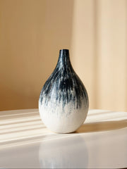 Amaranton™ 10" Indigo Ombre Teardrop Vase
