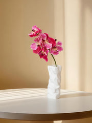 Orquídea Vanda Amaranton de 24" con tacto real - Fucsia