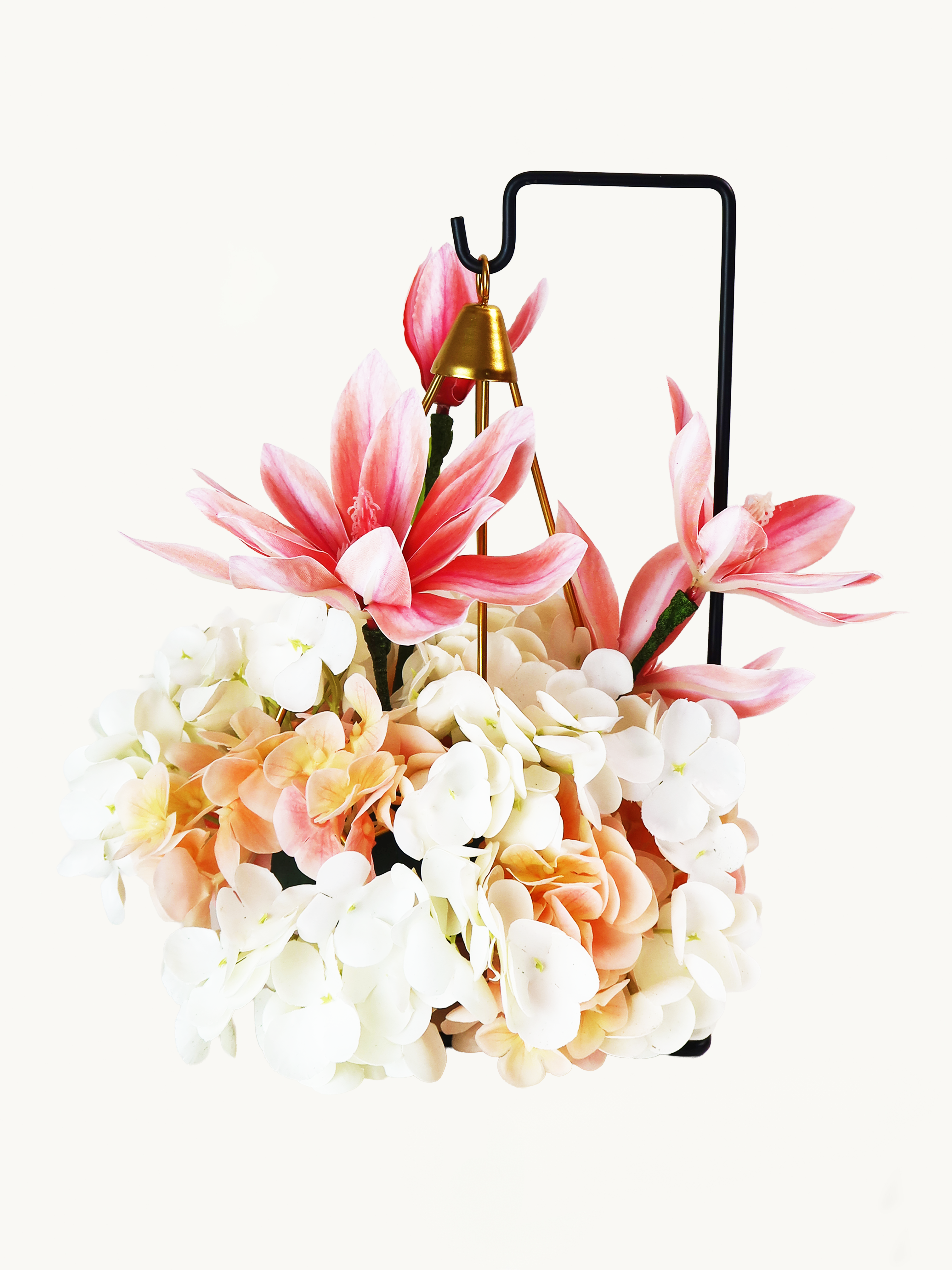 The "Serene Blush" Lotus & Hydrangea DIY Arrangements