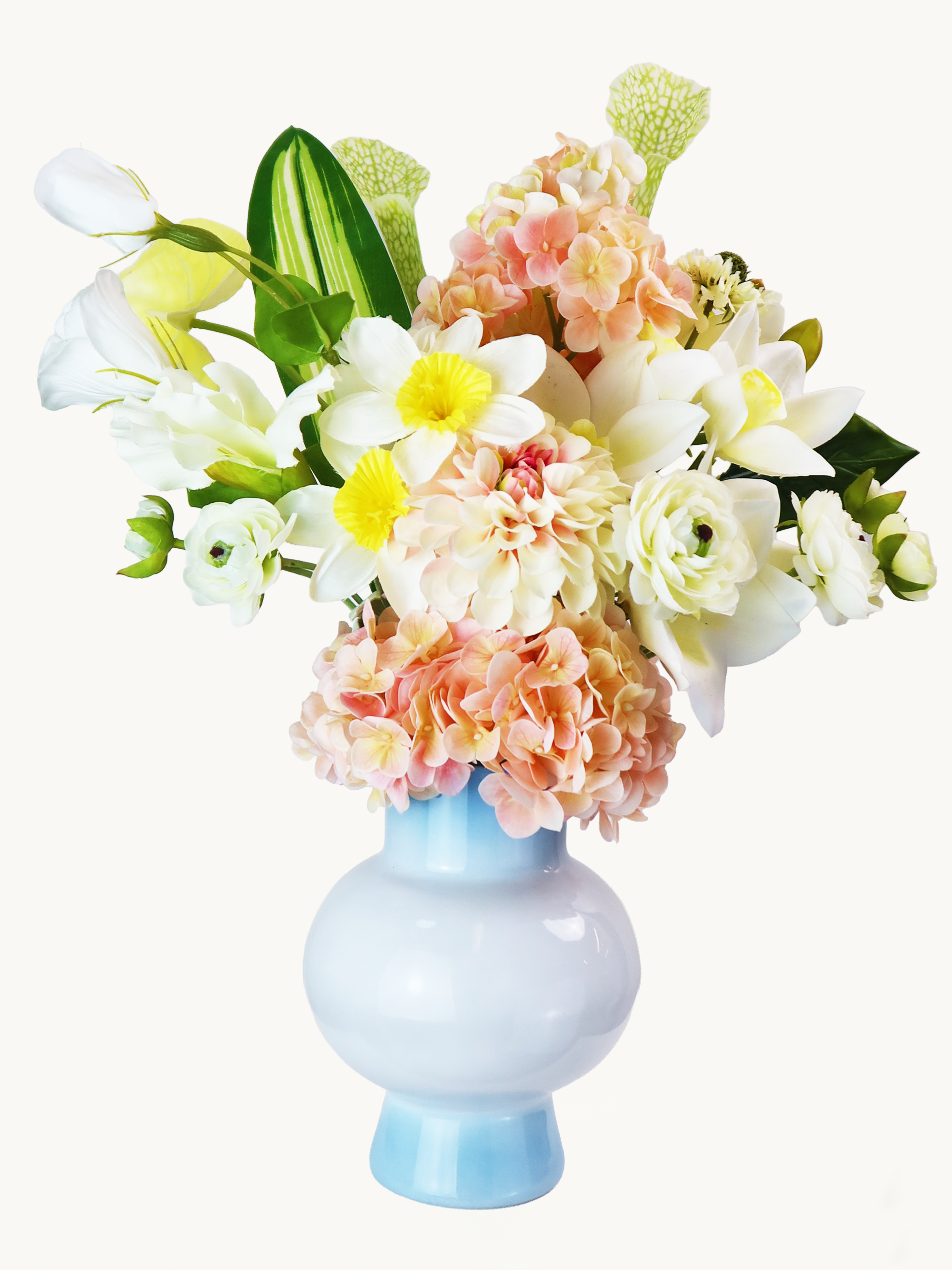 The "Everlasting Grace" Blush Peony & Eucalyptus DIY Arrangements
