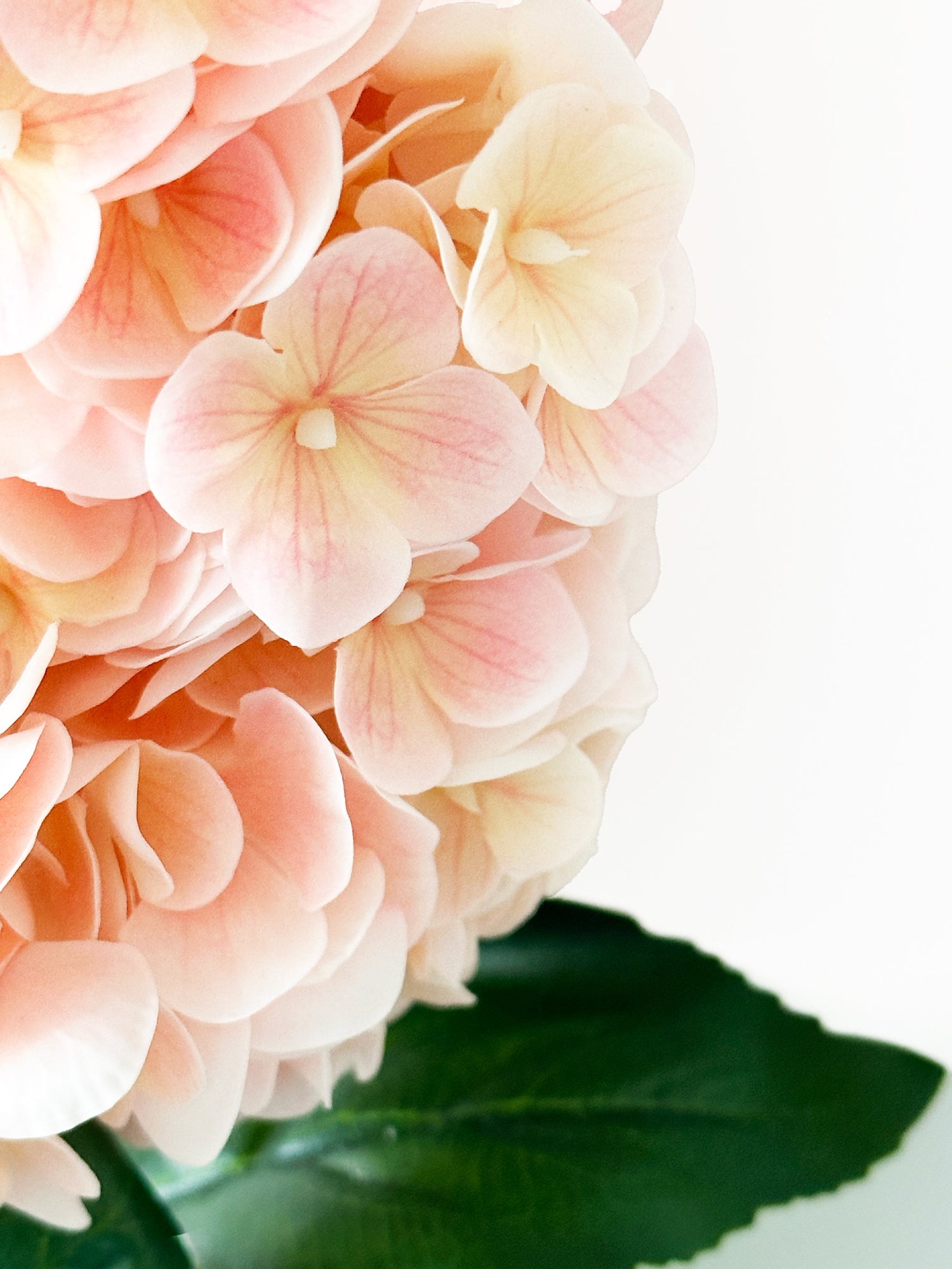 Hortensia Pagoda Amaranton de 83 cm con tacto real - Rosa