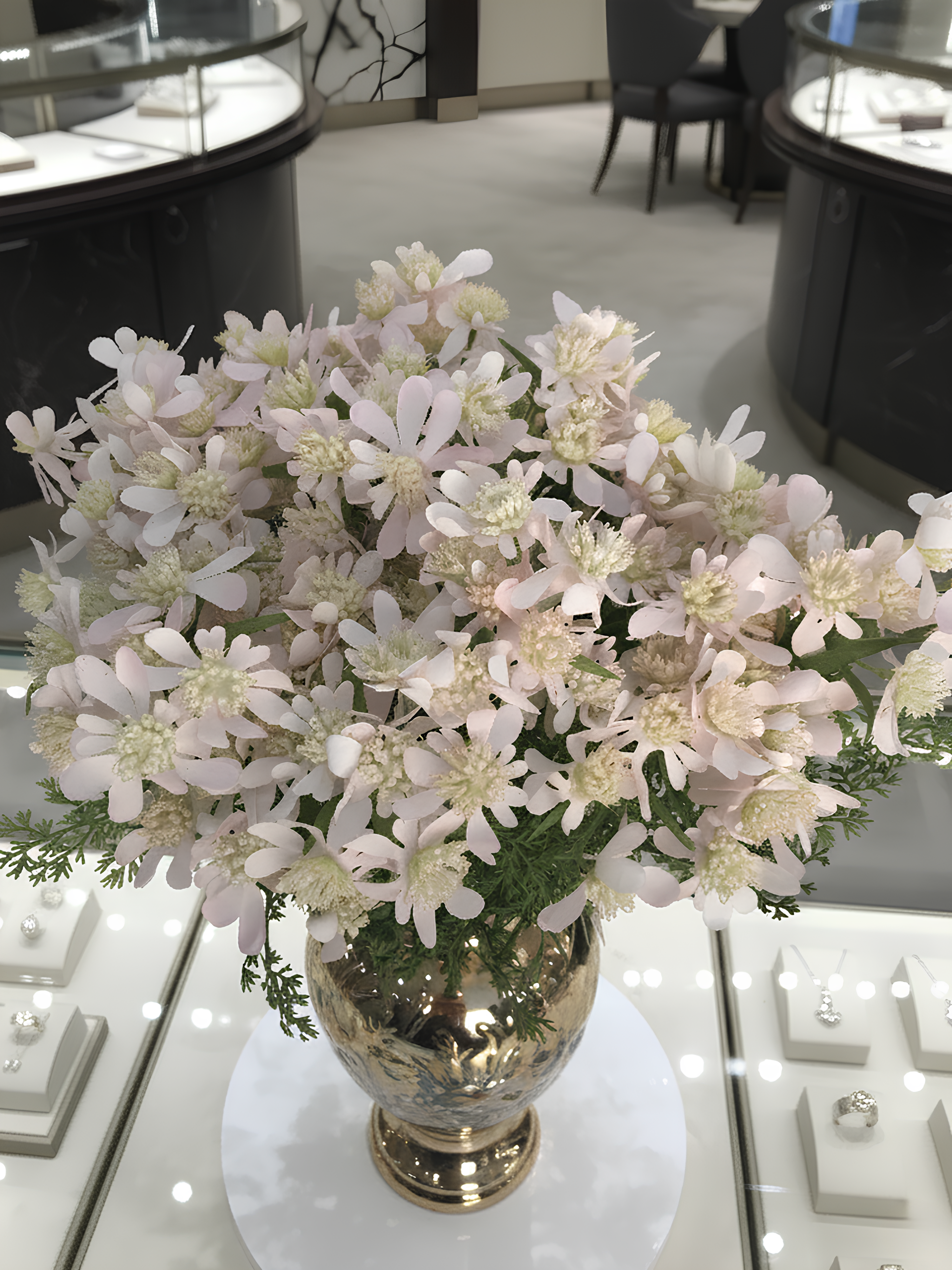 Amaranton™ 35" Artificial Lace Flower - Light Pink