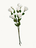 Amaranton 28" Real touch 3 - Bloom Balloon Flower - White
