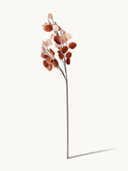 Amaranton 37" Artificial Silver Fan Leaf - Brown