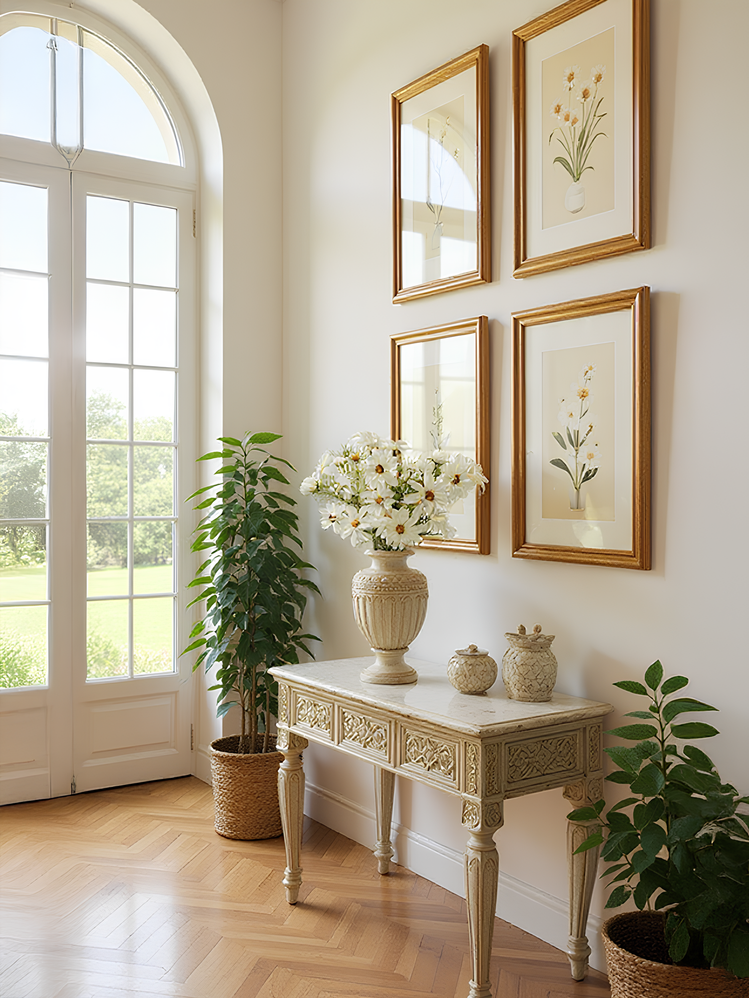 Amaranton 27" Realistic 4 - Bloom Cosmos - Blanco