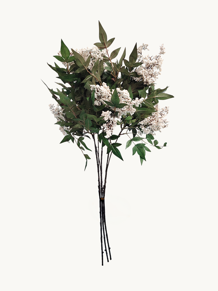 Amaranton 35" Realistic 2 - Growth Sweet Viburnum - White