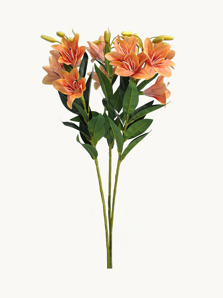 Amaranton 30" Realistic 5 - Bloom Lily - Orange