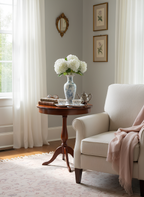 Amaranton 21" Real touch Western Hydrangea - White