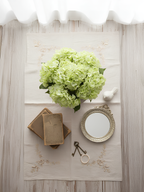 Amaranton 21" Real touch Western Hydrangea - Light Green