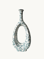 Tall Hollow Ceramic Vase - Narrow Neck