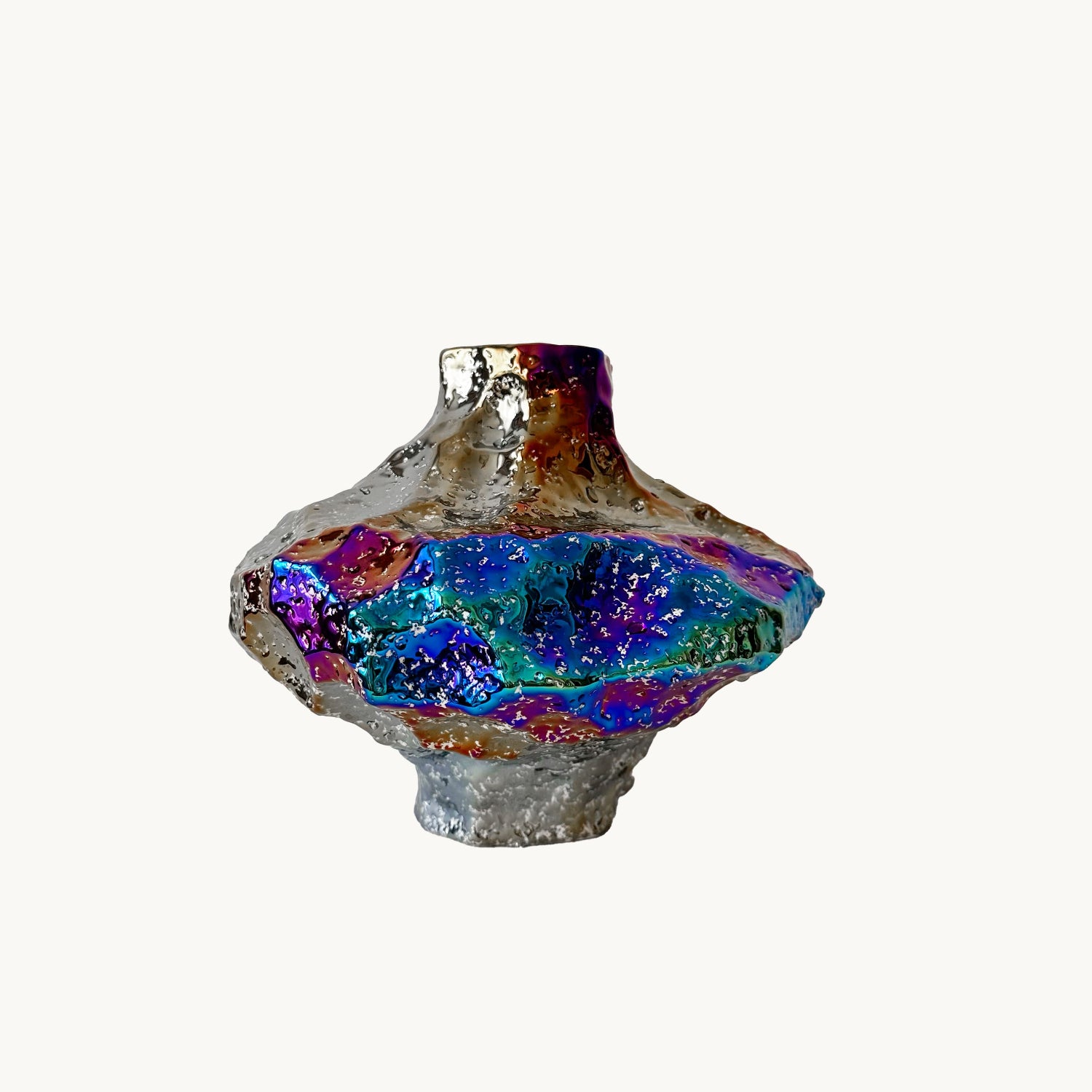 Amaranton™ 7" Aurora Lava Sculptural Vase