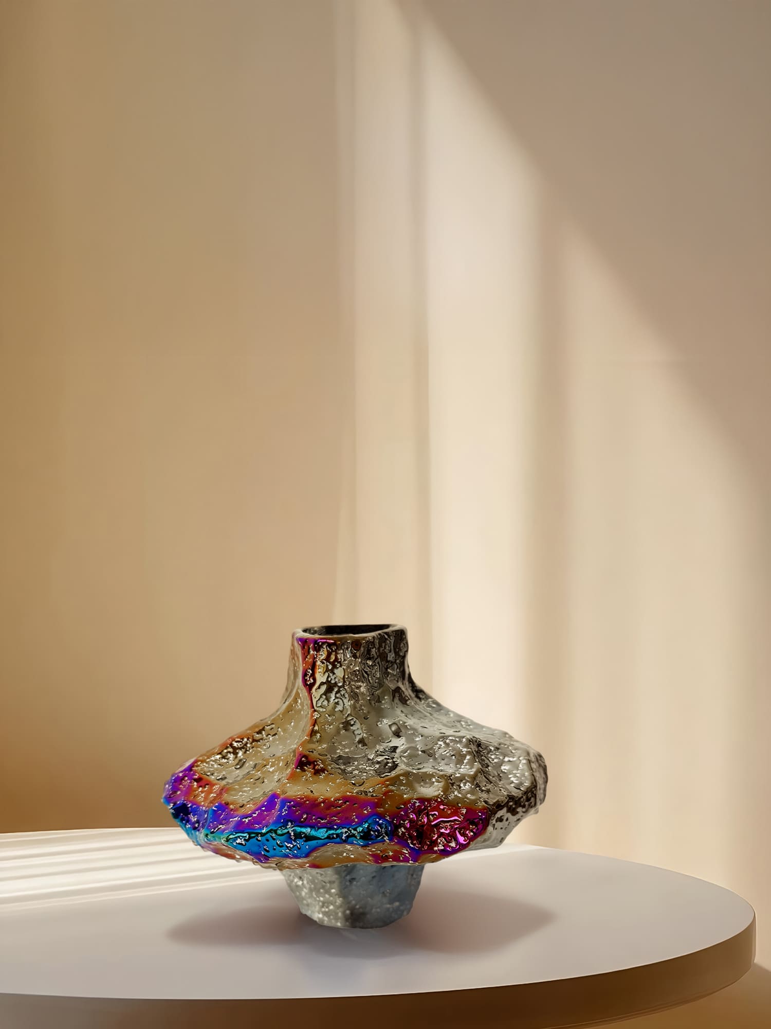 Amaranton™ 7" Aurora Lava Sculptural Vase