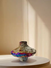 Amaranton™ 7" Aurora Lava Sculptural Vase