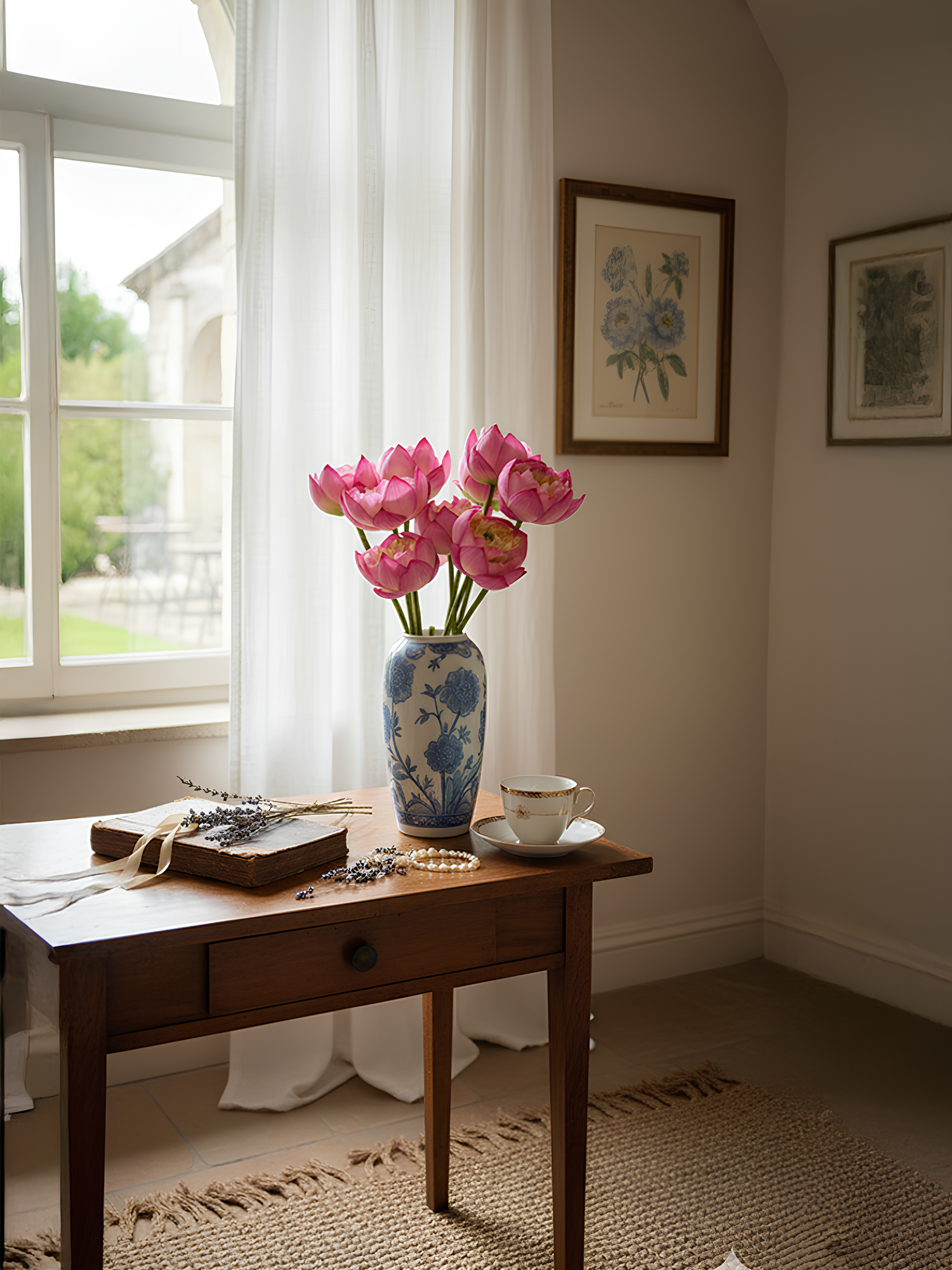 Amaranton™ 25.6" RealTouch™ Lotus Flower - Pink