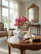 Amaranton 25.6" Real Touch Lotus Flower - Pink