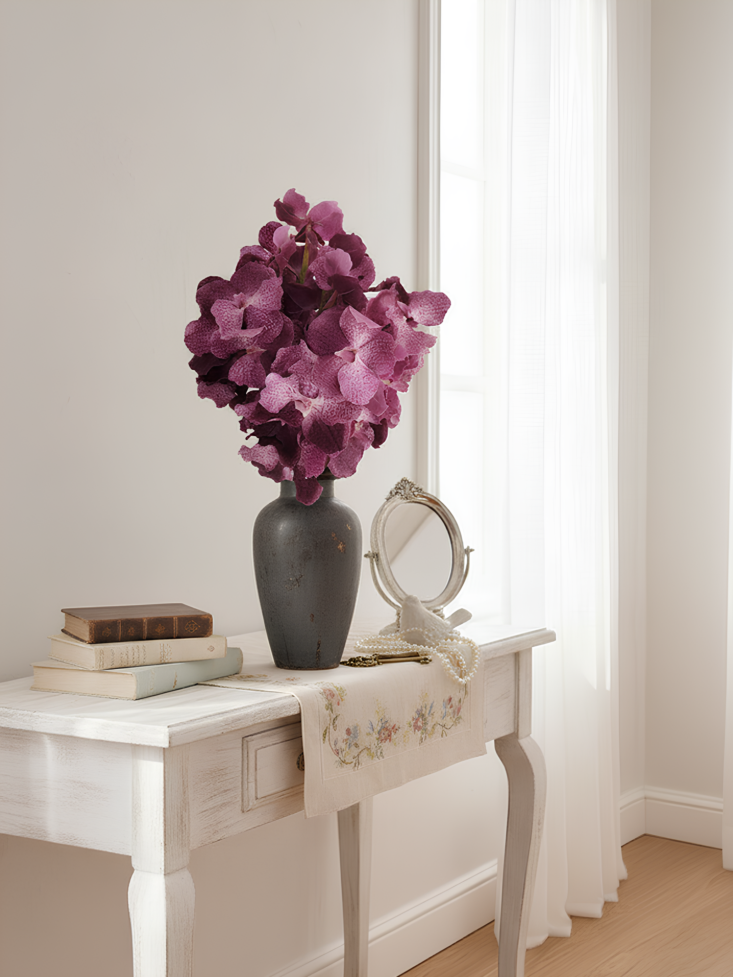 Amaranton 24" Real Touch Vanda Orchid - Purple