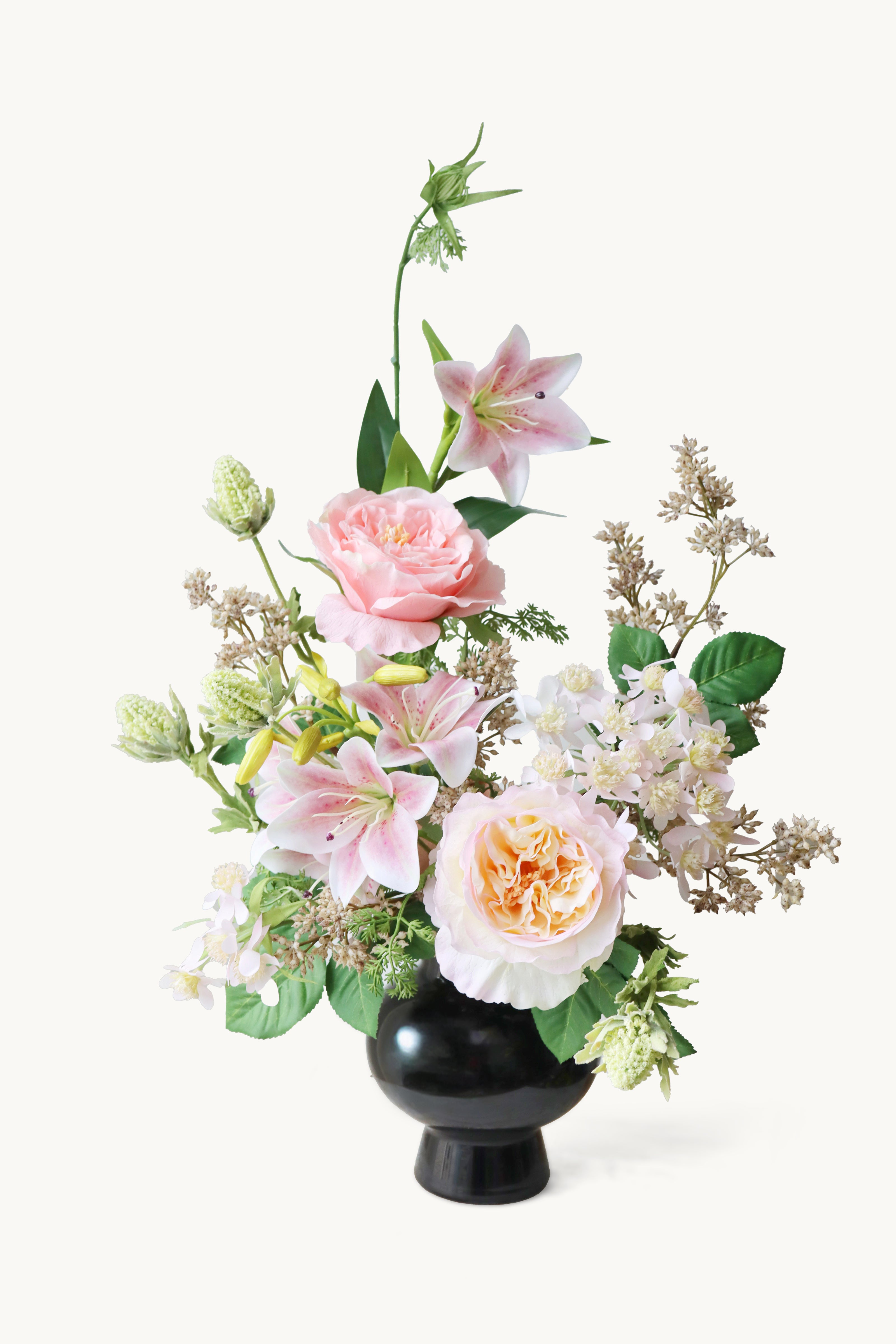 The "Timeless Romance" Rose & Lily DIY Arrangements