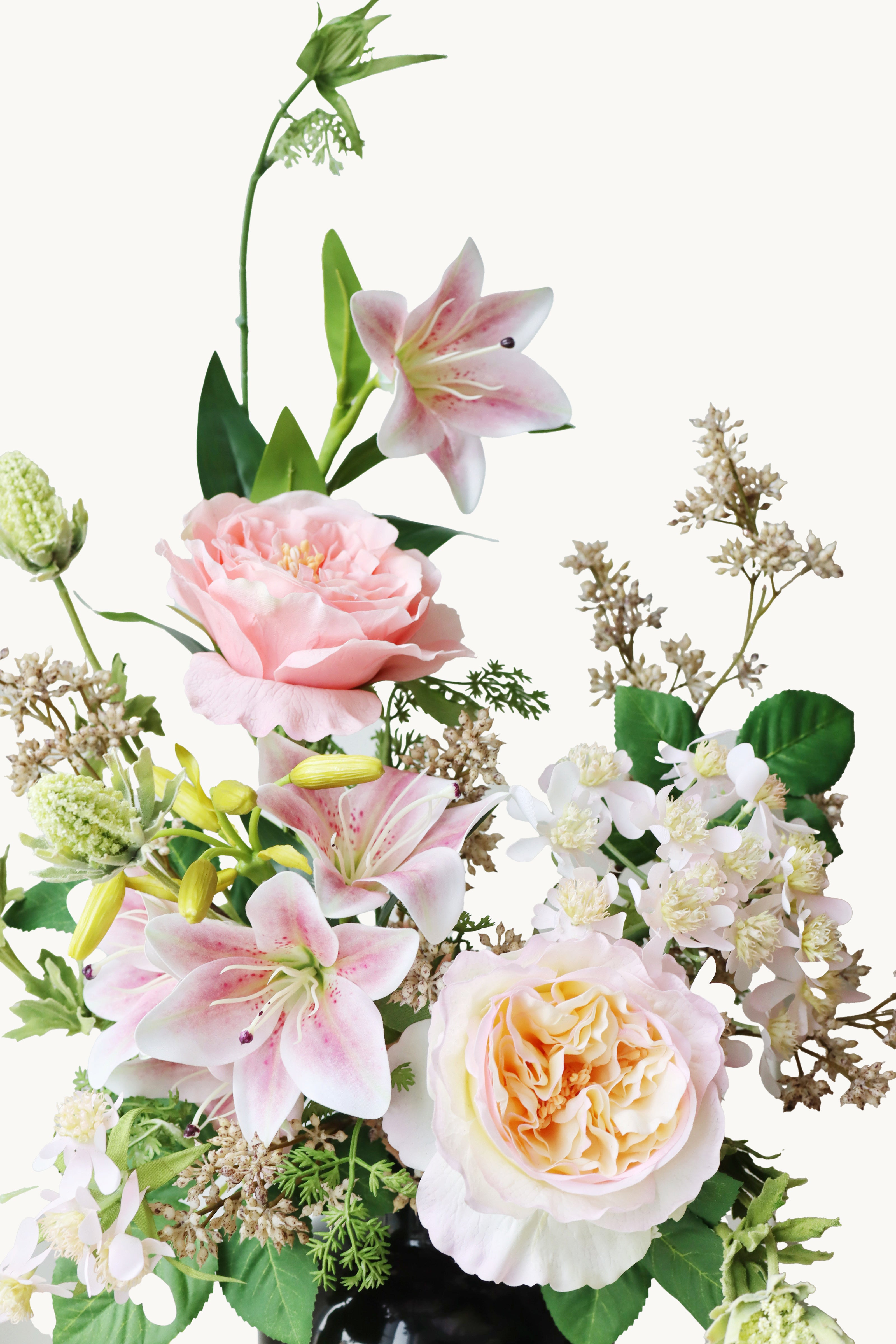The "Timeless Romance" Rose & Lily DIY Arrangements