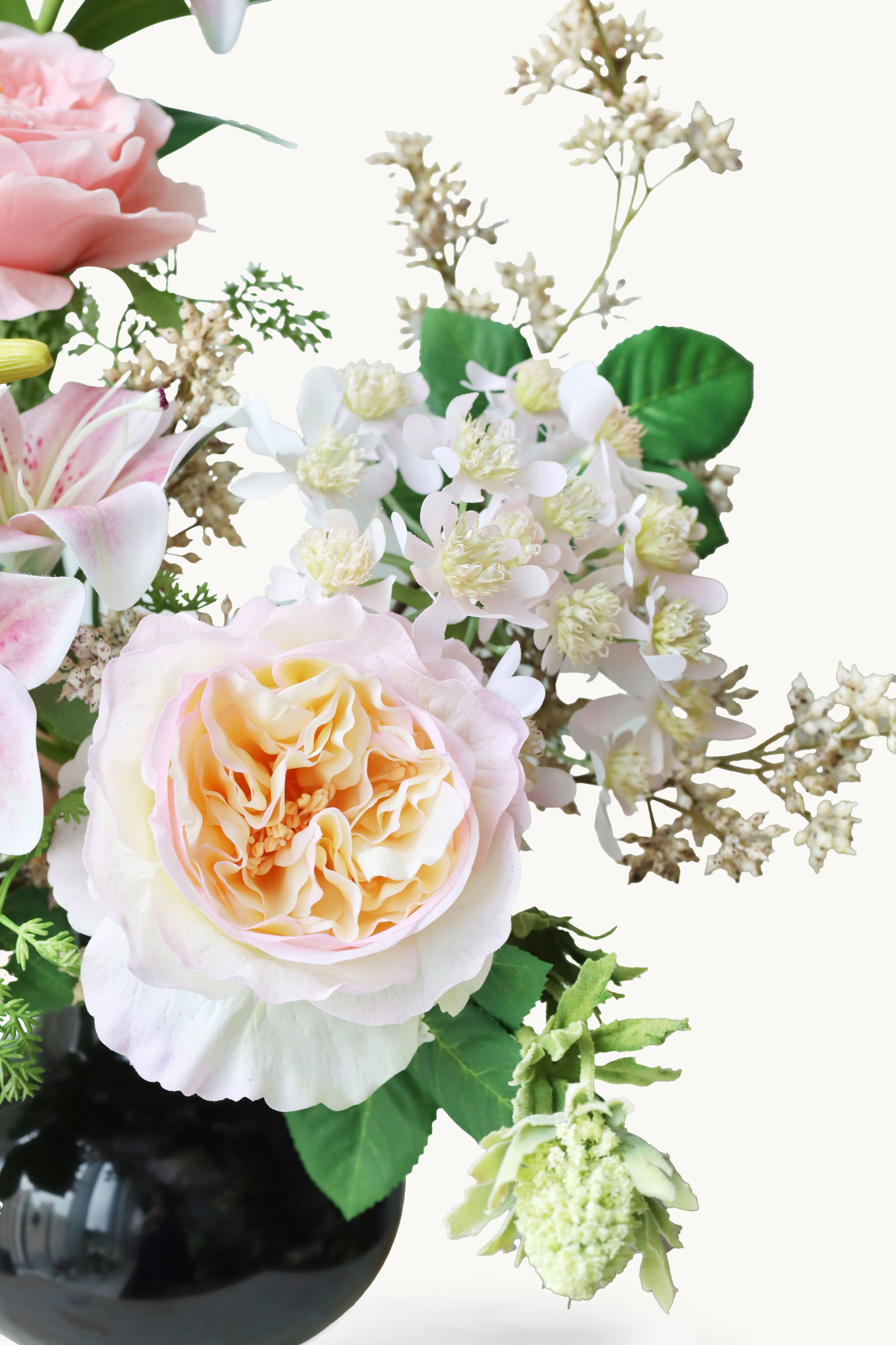 The "Timeless Romance" Rose & Lily DIY Arrangements