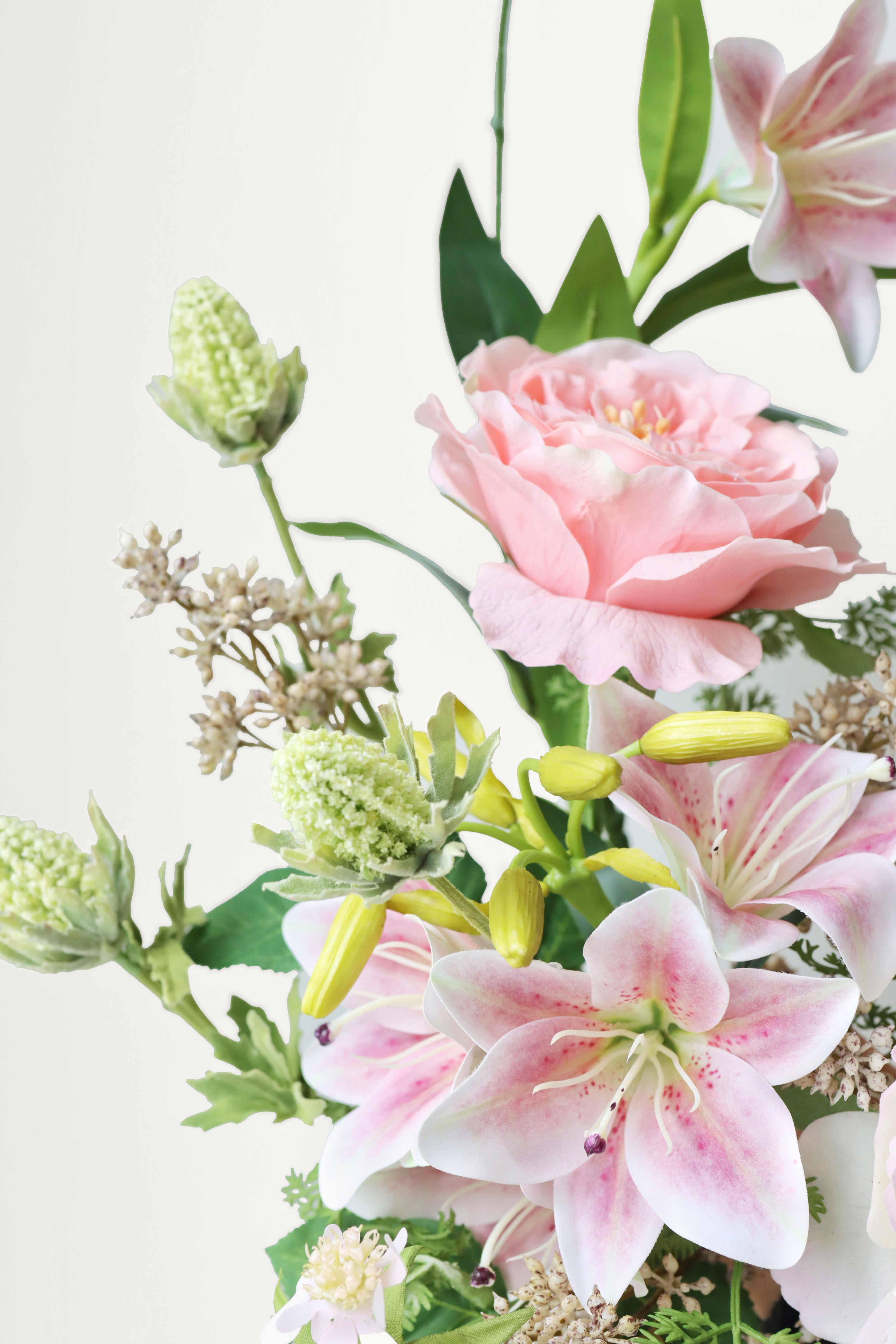 The "Timeless Romance" Rose & Lily DIY Arrangements