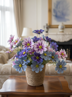 24 Blooms Cosmos Flower Arrangement with Basket