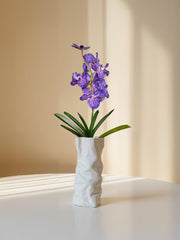 Amaranton™ 23" RealTouch™ Vanda Orchid with Leaves - Violet