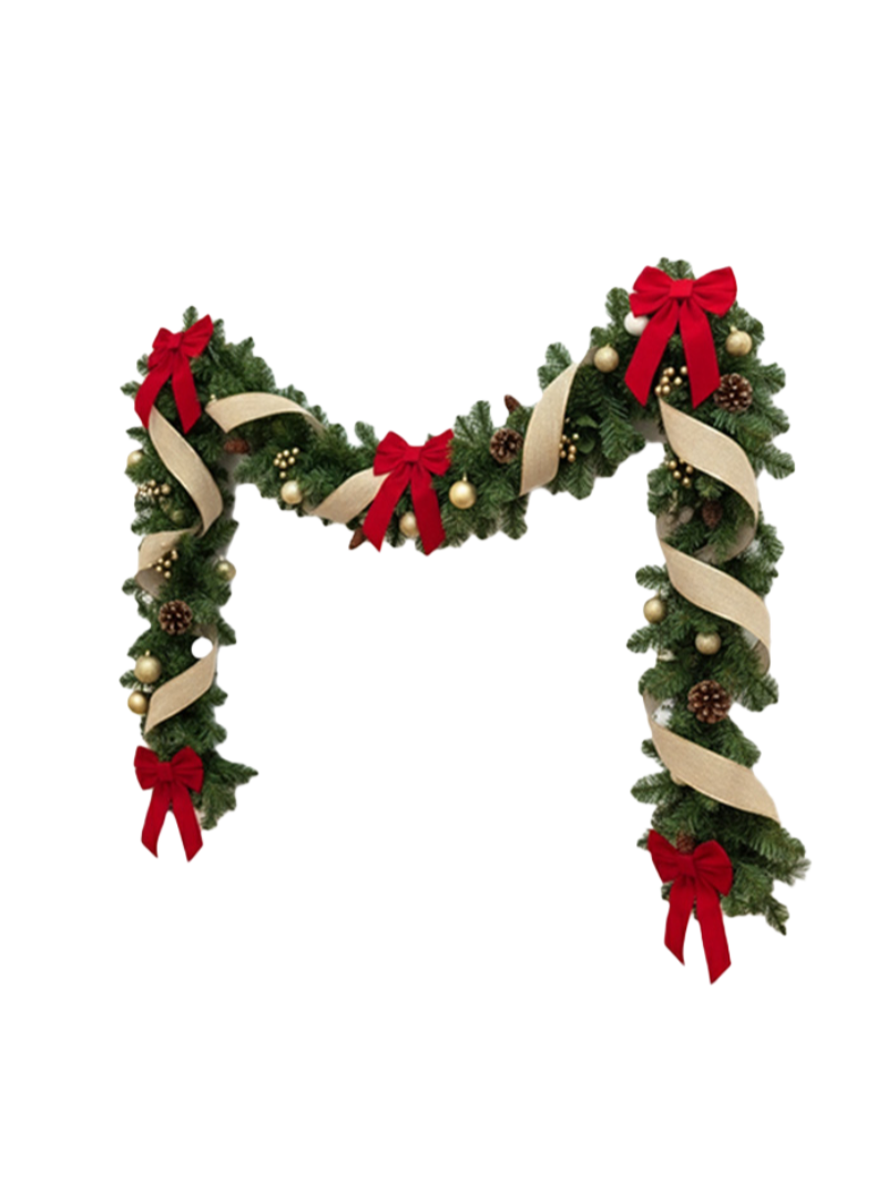 Amaranton™ Deluxe Norfolk Pine Garland Pre-Decorated - 79"